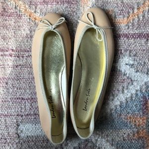 London Sole Leather Ballet Flats